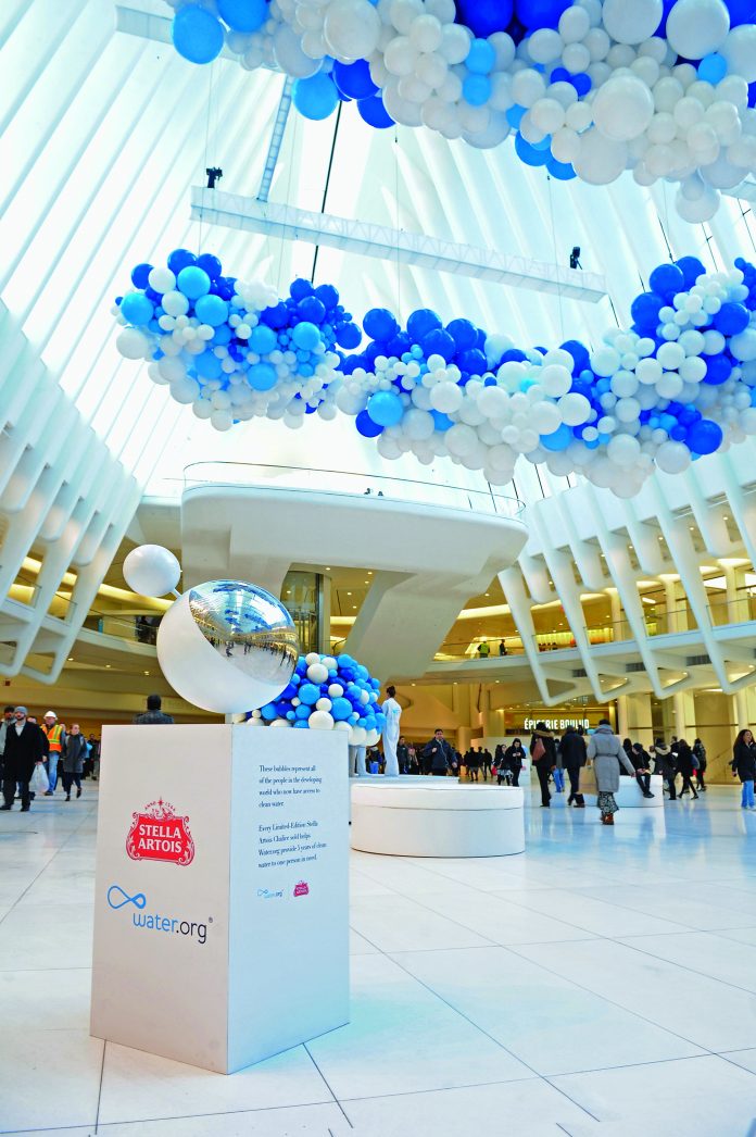 Stella Artois Celebrates World Water Day With Public Art Installation,